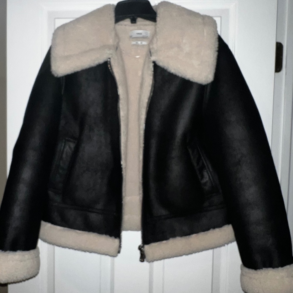Mango Sherpa jacket